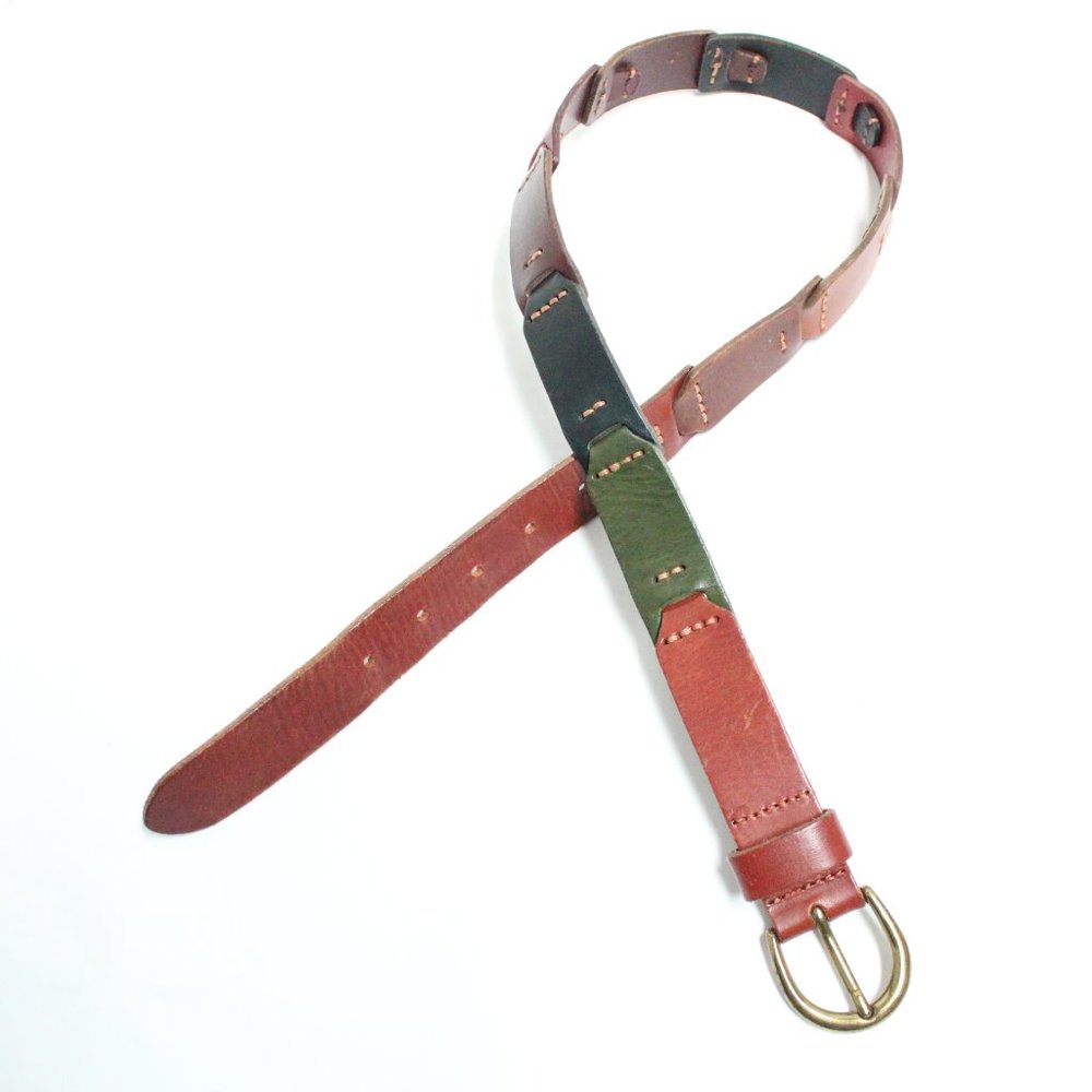 Fossil Medium Genuine Leather Multi Color Belt - image 1